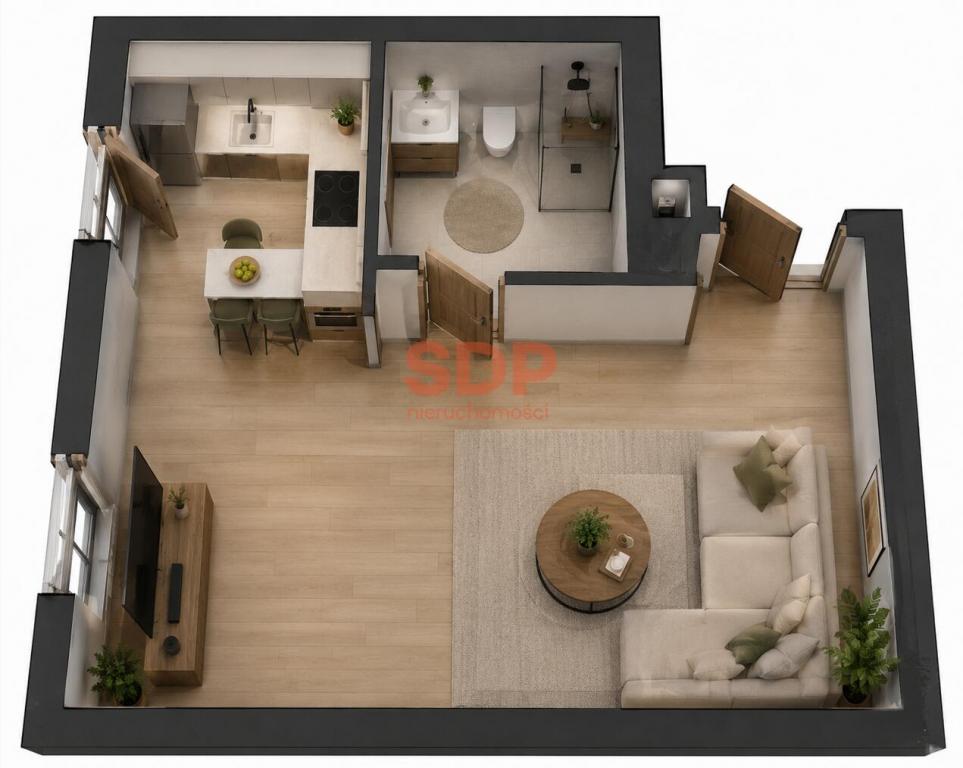 Mieszkanie 27 m², Wrocław, Fabryczna, Aleja Architektów - zdjęcie 3