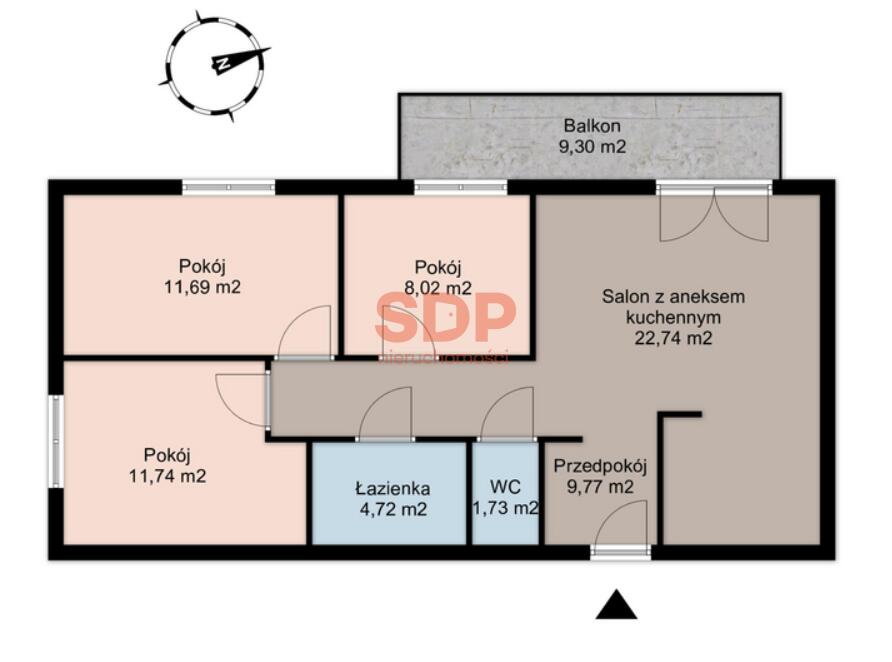 Mieszkanie 70 m², Wrocław, Fabryczna, Główna - zdjęcie 5