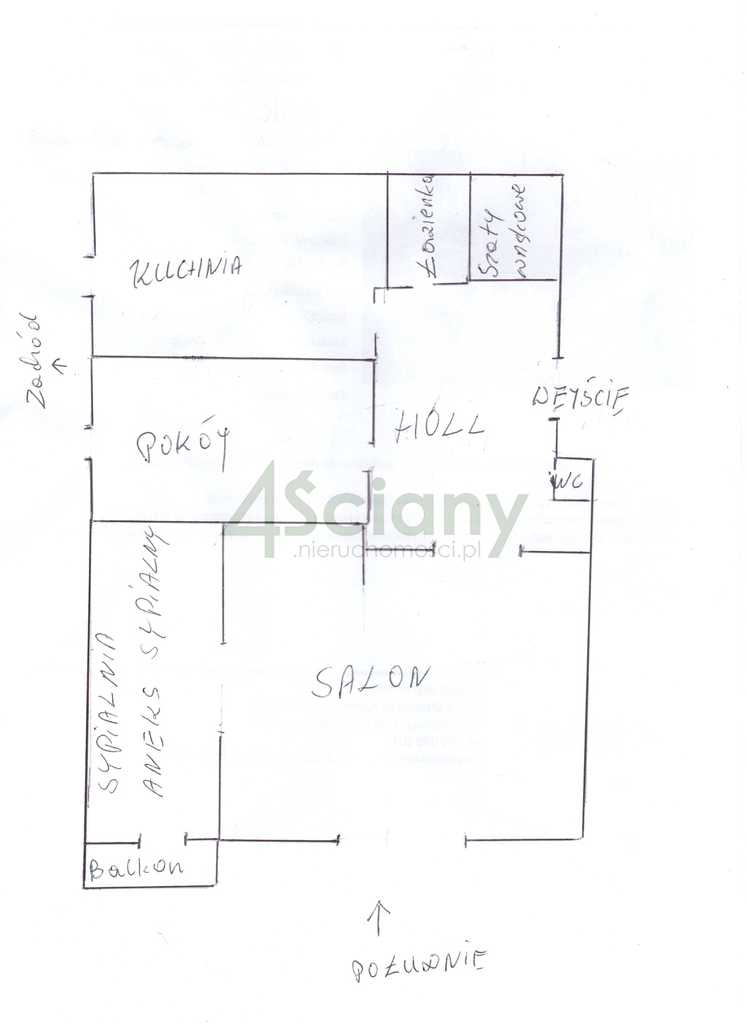 Mieszkanie 61,5&nbsp;m², Warszawa, Mokotów, Olszewska - zdjęcie 2