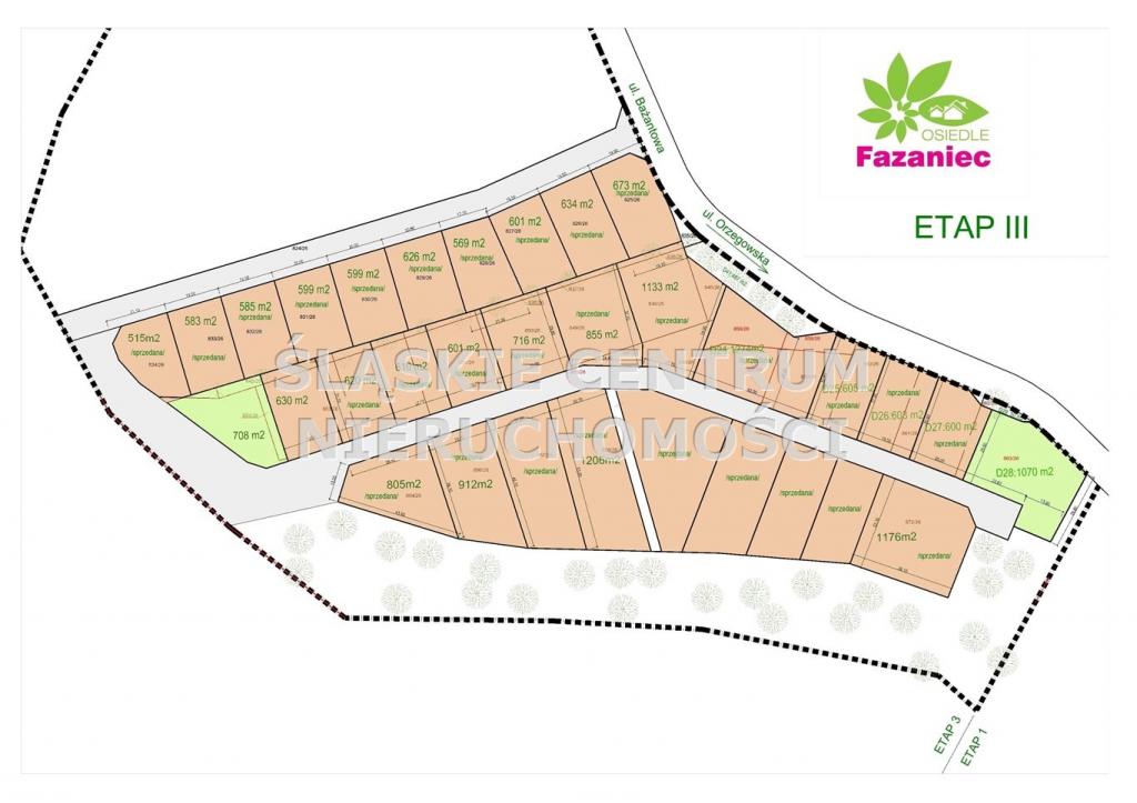 Działka budowlana 1070 m², Bytom, Szombierki, Bażantowa - zdjęcie 5