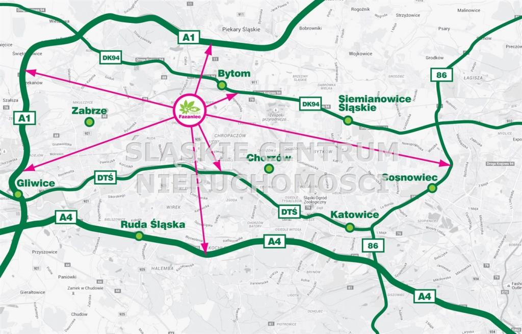 Działka budowlana 1070 m², Bytom, Szombierki, Bażantowa - zdjęcie 4
