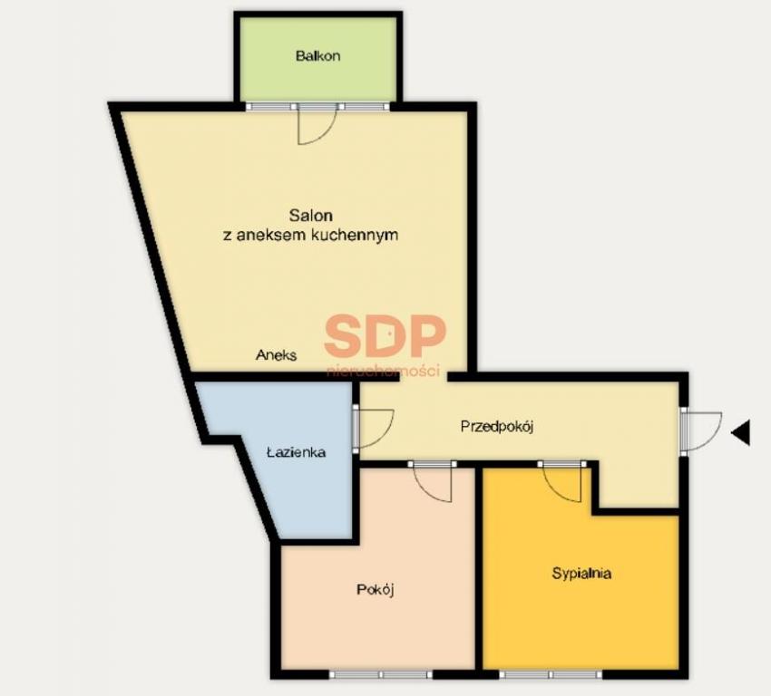 Mieszkanie 52&nbsp;m², Wrocław, Śródmieście, Jedności Narodowej - zdjęcie 6