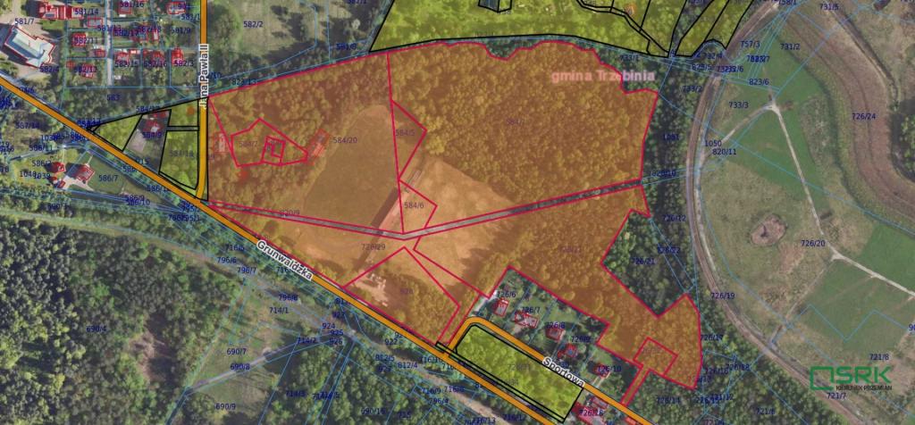 Działka inwestycyjna 10,85 ha, Trzebinia, Grunwaldzka i Jana Pawła II - zdjęcie 1