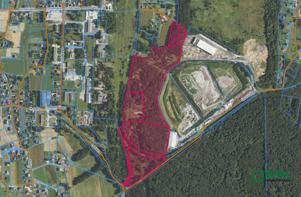 Działka inwestycyjna 12,18 ha, Brzeszcze, Graniczna - zdjęcie 1