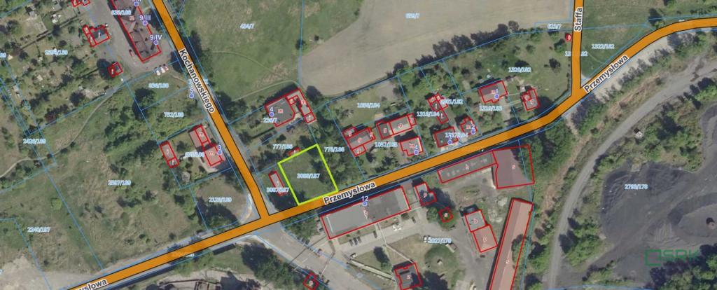 Działka inwestycyjna 889&nbsp;m², Czerwionka-Leszczyny, Przemysłowa - zdjęcie 1