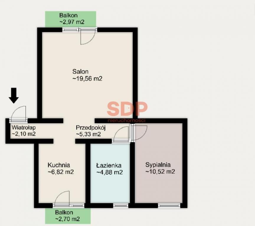 Mieszkanie 49 m², Wrocław, Bednarska - zdjęcie 14