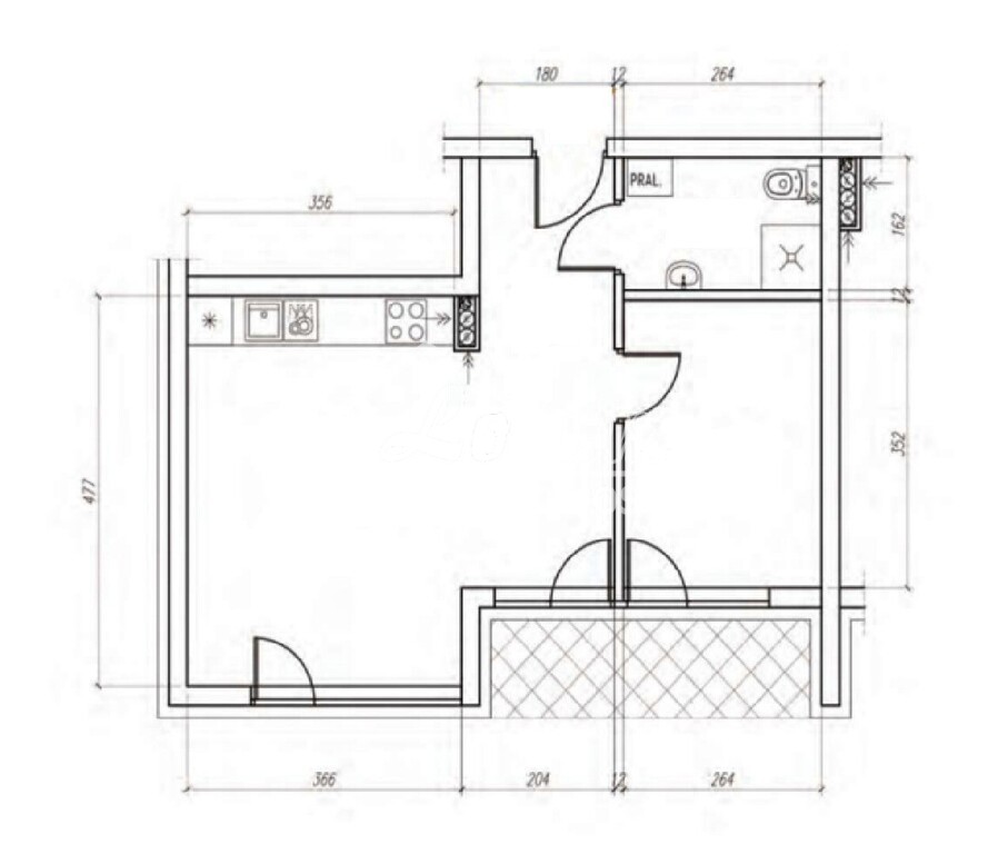 Mieszkanie 27,42&nbsp;m², Ustronie Morskie, Polna - zdjęcie 4