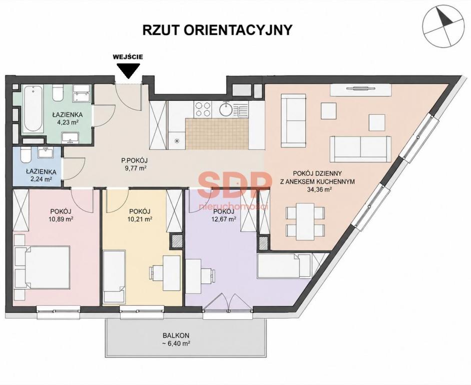 Mieszkanie 84 m², Wrocław, Stare Miasto, Długa - zdjęcie 6