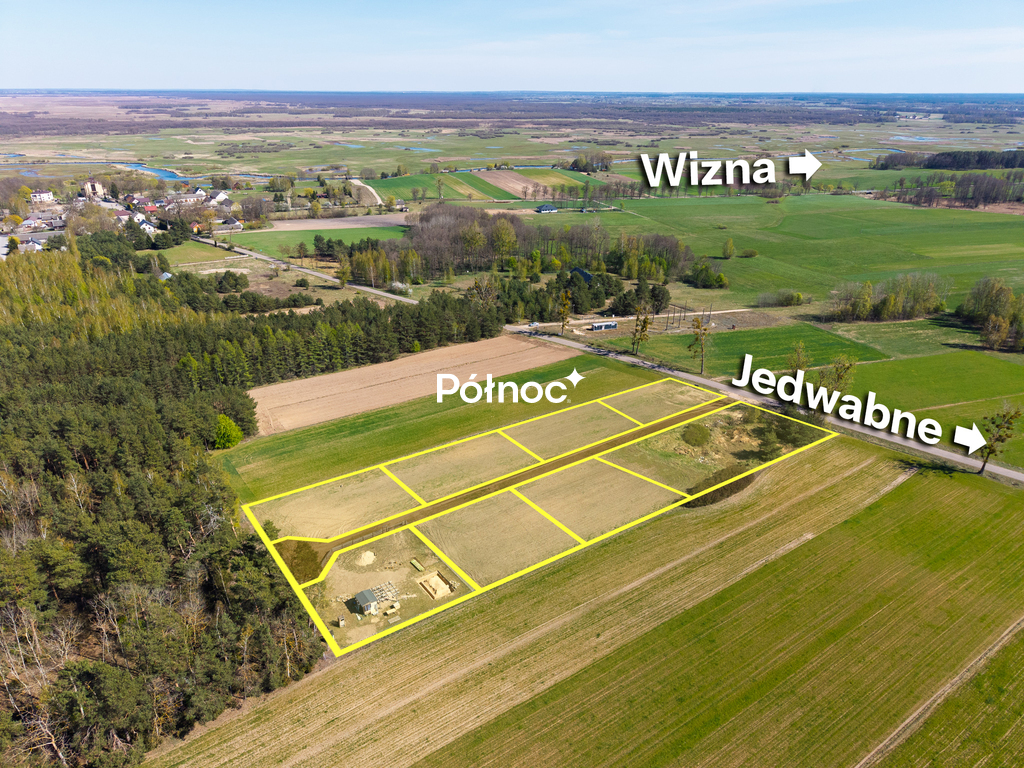 Działka budowlana 1056&nbsp;m², Burzyn, Krótka - zdjęcie 4