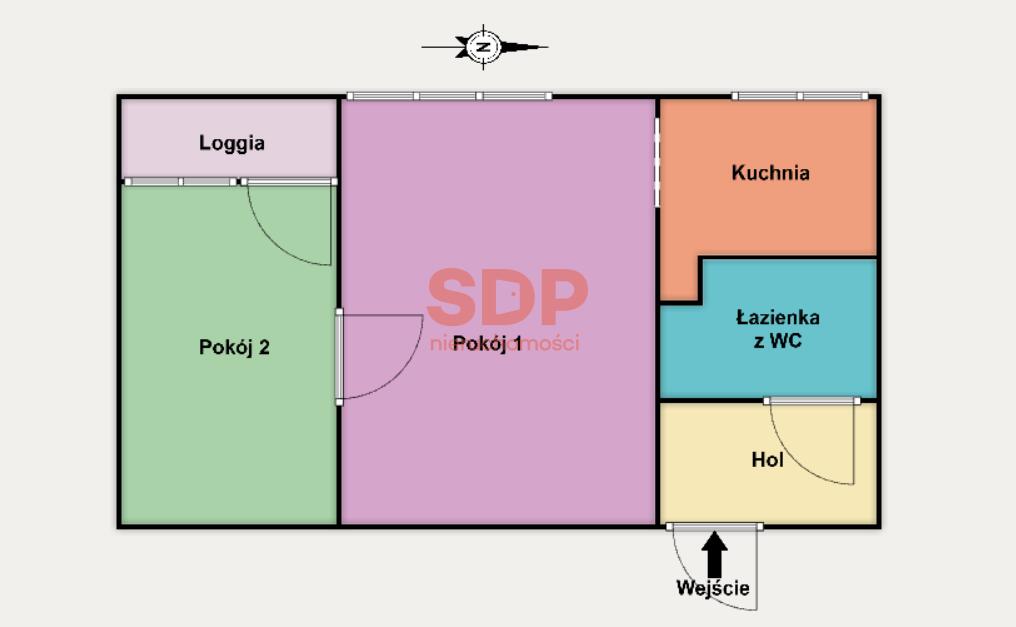 Mieszkanie 36&nbsp;m², Łódź, Górna, Dąbrowskiego Jarosława - zdjęcie 10
