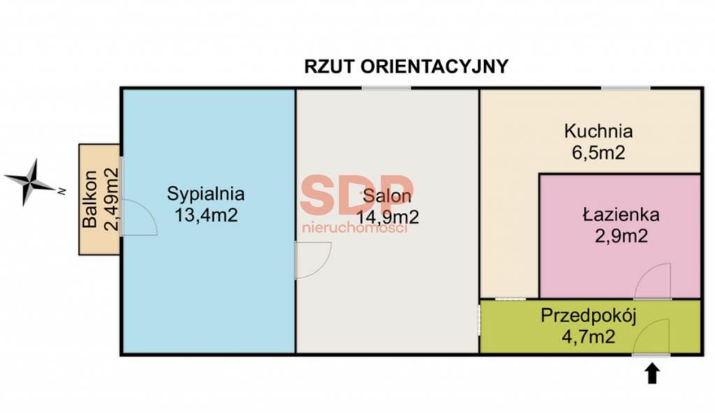Mieszkanie 45 m², Sosnowiec, Biała Przemsza - zdjęcie 12