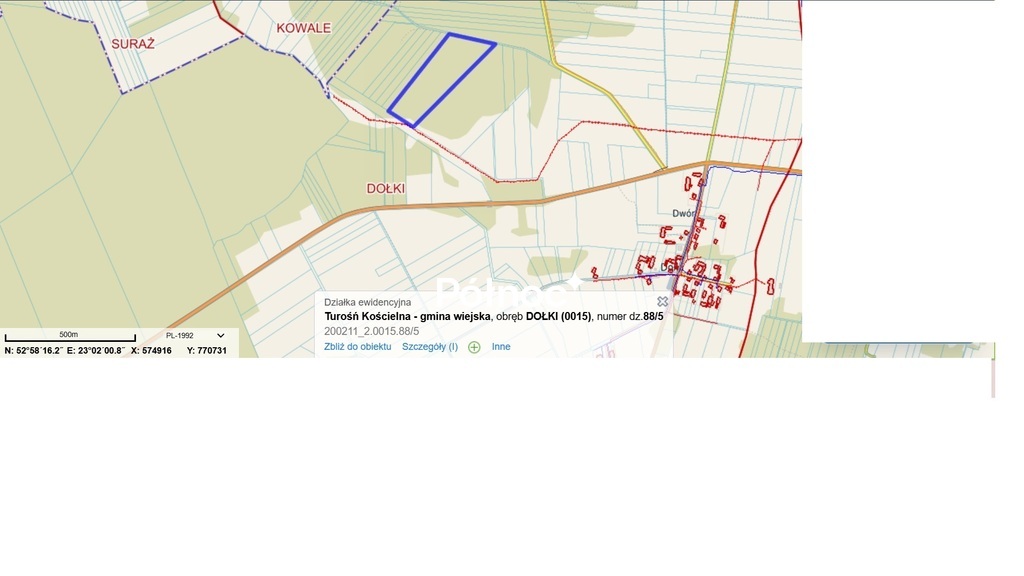 Działka rolna 5,78&nbsp;ha, Dołki - zdjęcie 3