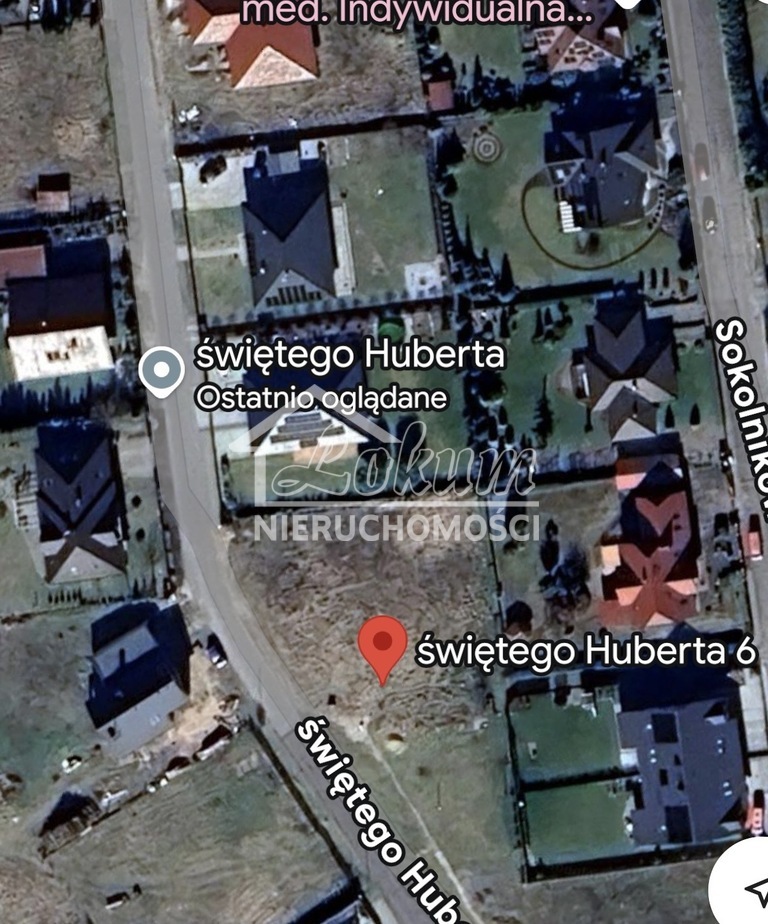 Działka budowlana 1150&nbsp;m², Szczecin, św. Huberta - zdjęcie 2