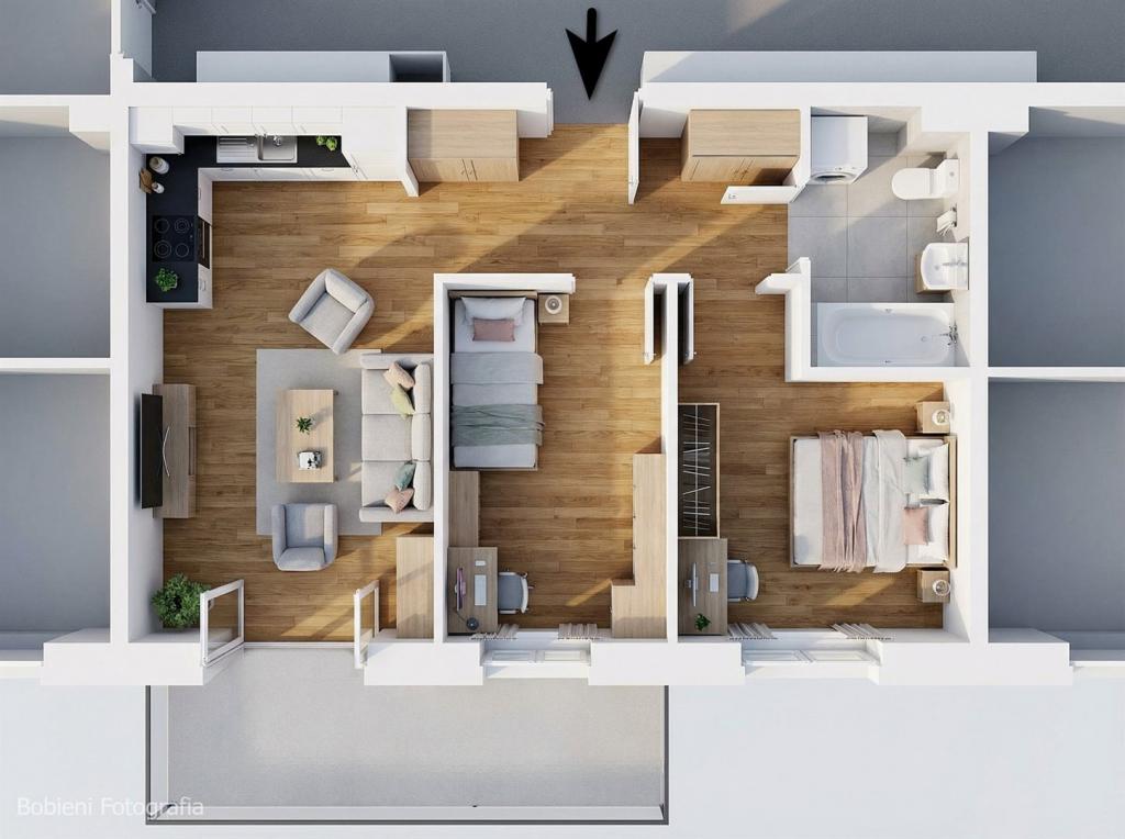 Mieszkanie 47&nbsp;m², Giżycko - zdjęcie 1