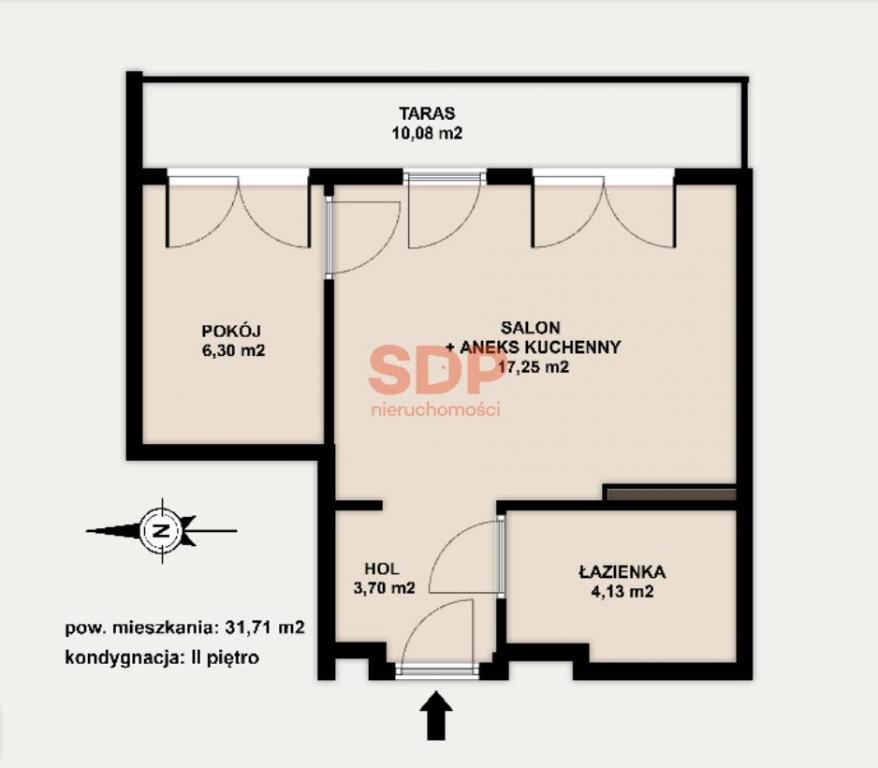 Mieszkanie 31&nbsp;m², Łódź, Polesie, Spadochroniarzy - zdjęcie 8