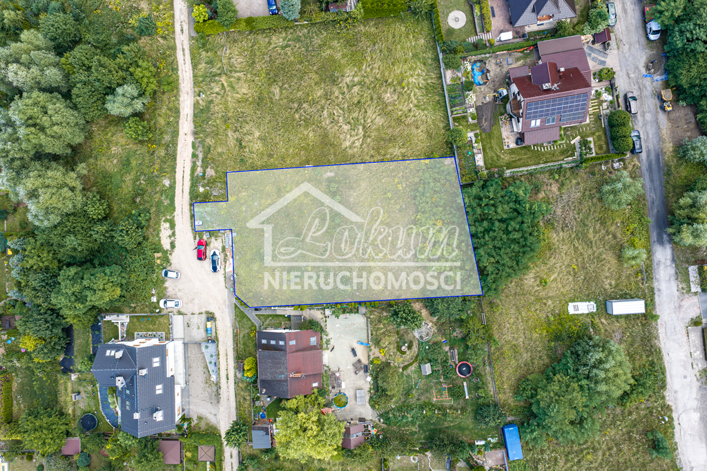 Działka budowlana 1317 m², Szczecin, Podjuchy, Zapiecek - zdjęcie 2