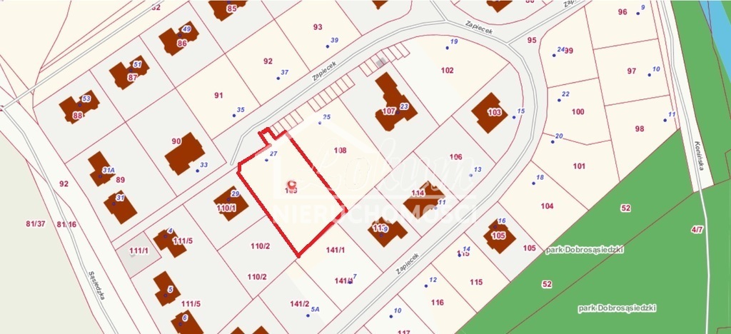 Działka budowlana 1317 m², Szczecin, Podjuchy, Zapiecek - zdjęcie 5