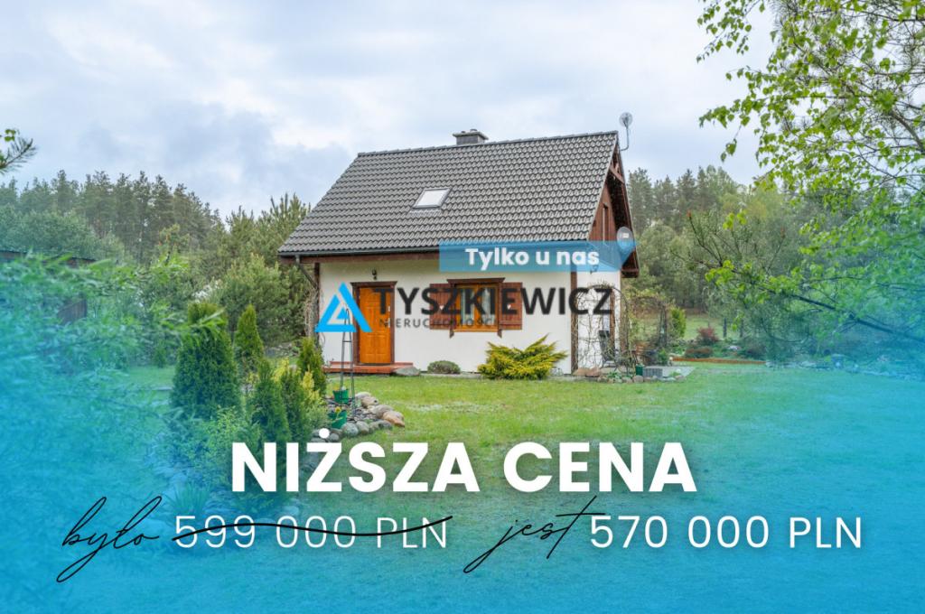 Urokliwy dom, otoczony drzewami, nad J.Kamieniczno - zdjęcie 1