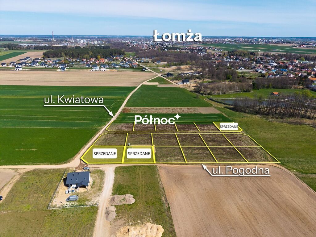 Działka budowlana 759&nbsp;m², Konarzyce, Kwiatowa - zdjęcie 5