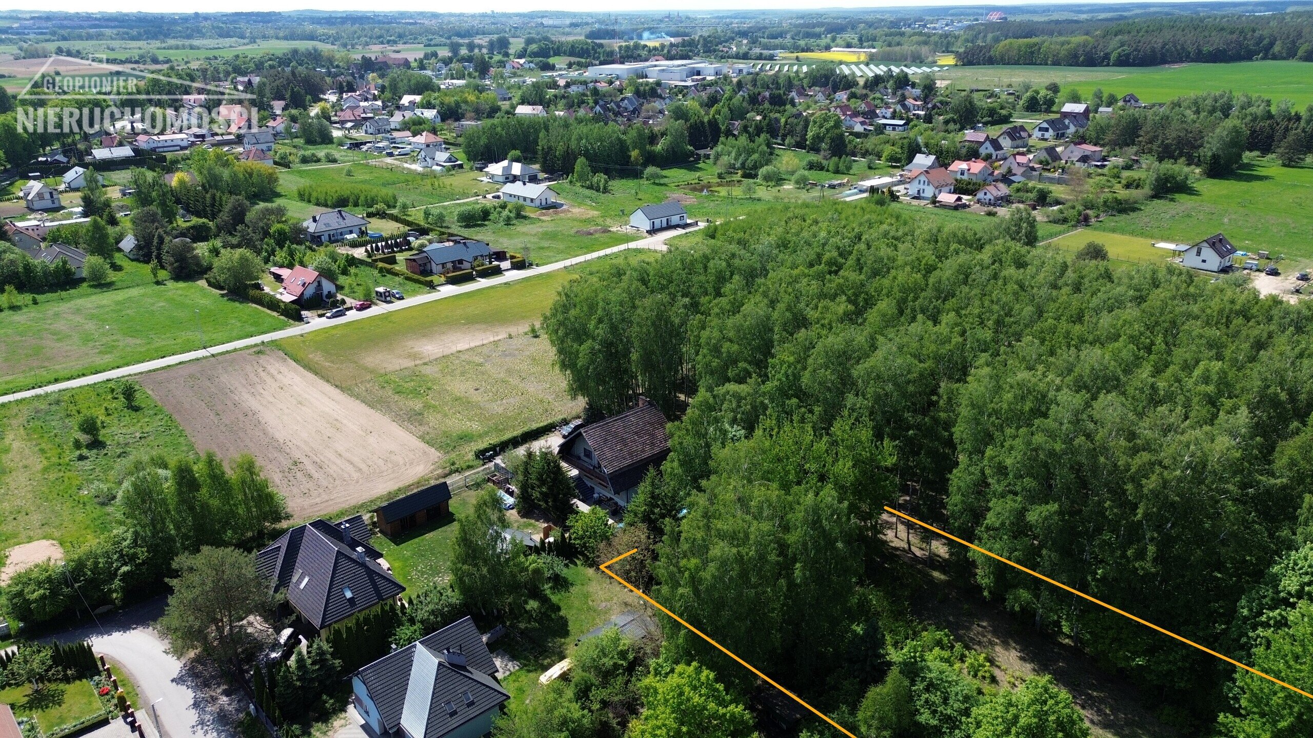 Ostróda - Zwierzewo, niezabudowana działka gruntu - zdjęcie 3