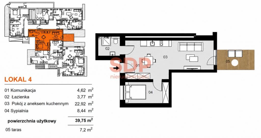 Mieszkanie 39 m², Karpacz, Wita Stwosza - zdjęcie 4