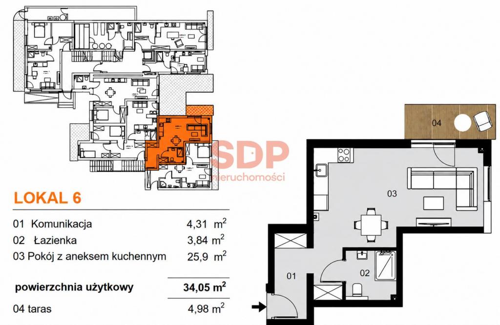 Mieszkanie 34 m², Karpacz, Wita Stwosza - zdjęcie 7