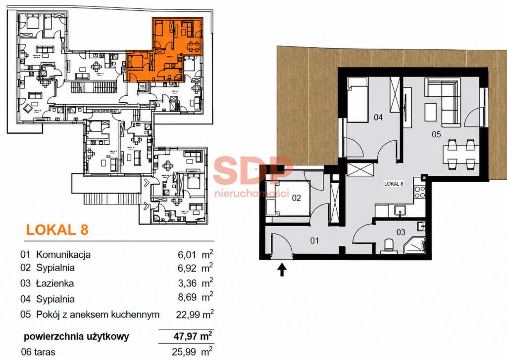 Mieszkanie 47 m², Karpacz, Wita Stwosza - zdjęcie 7