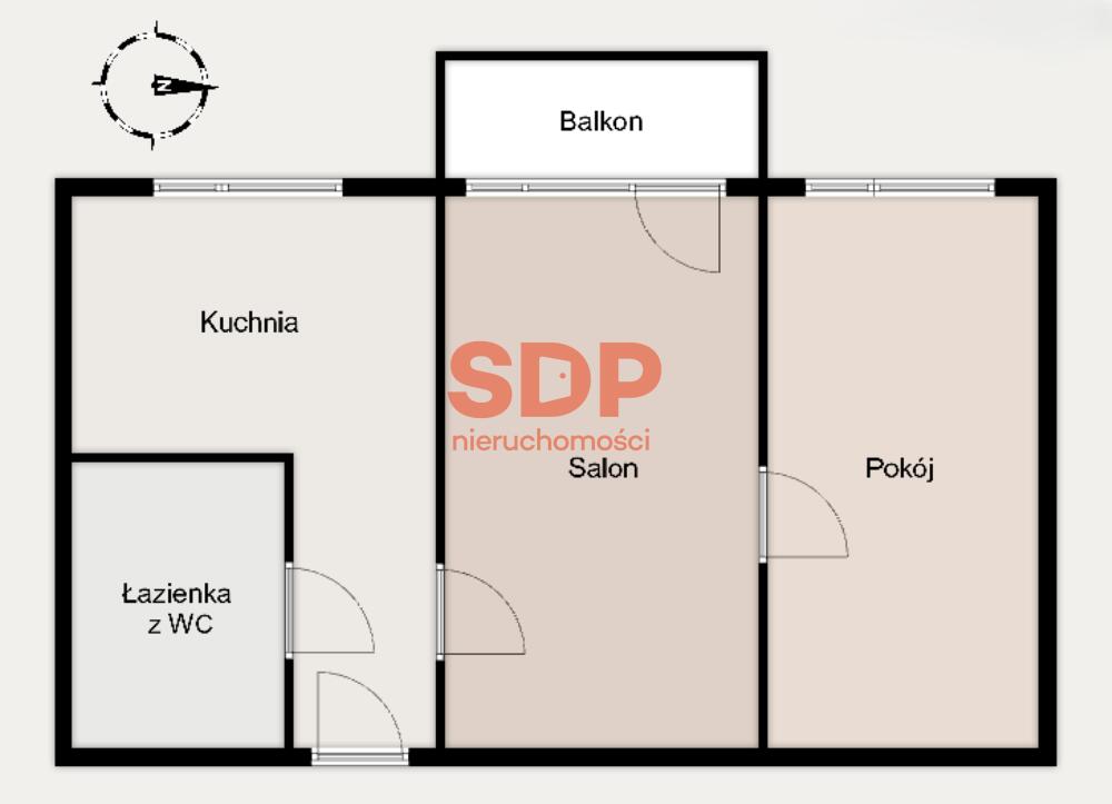 Mieszkanie 31 m², Wrocław, Braniborska - zdjęcie 8