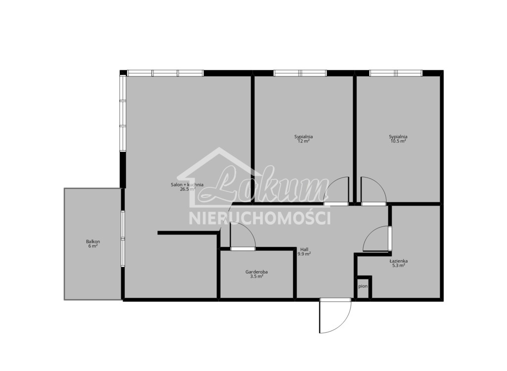 Mieszkanie 68,32&nbsp;m², Szczecin, Niebuszewo, Pszczelna - zdjęcie 13