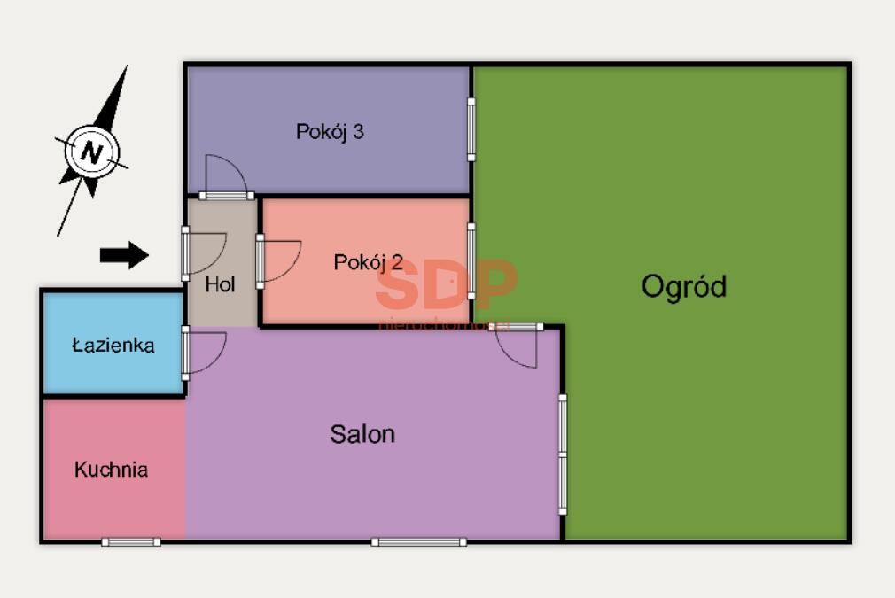 Mieszkanie 64&nbsp;m², Łódź, Kopernika Mikołaja - zdjęcie 14