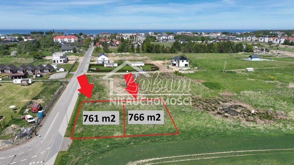 Działka budowlana 766&nbsp;m², Ustronie Morskie - zdjęcie 1