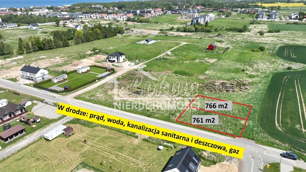 Działka budowlana 766&nbsp;m², Ustronie Morskie - zdjęcie 3