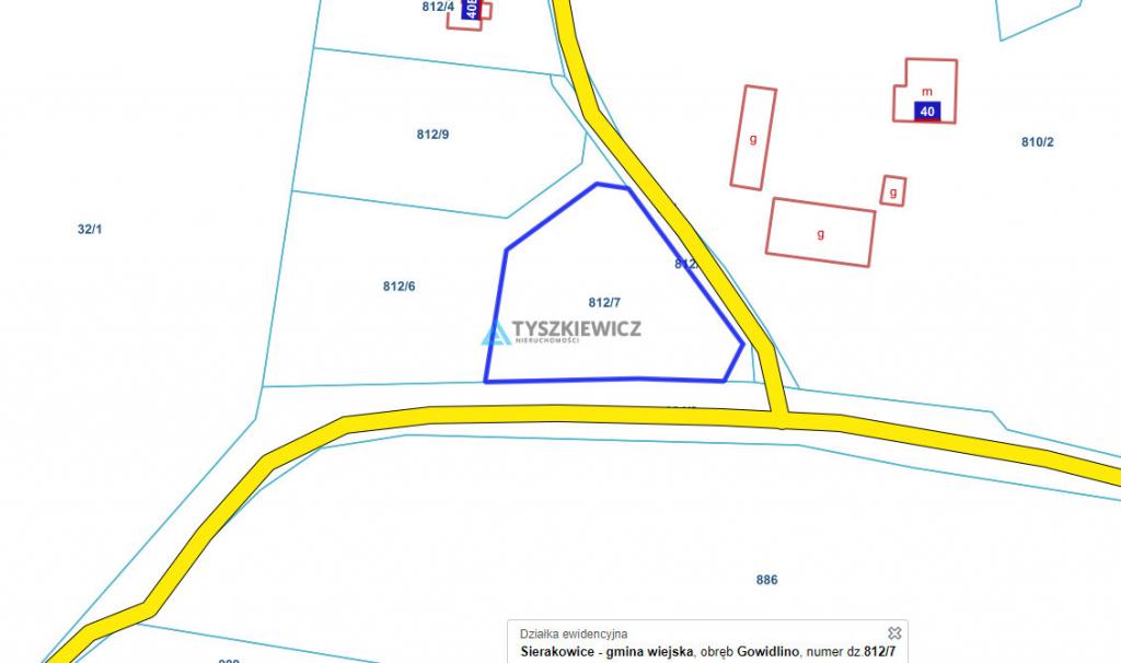 Gowidlino - urokliwa działka budowlana przy lesie - zdjęcie 3