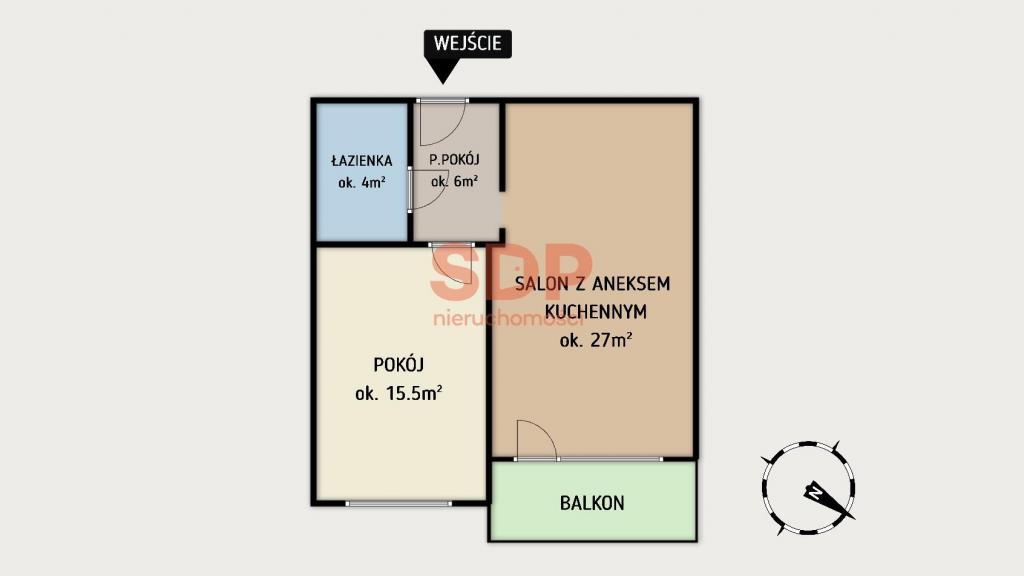 Mieszkanie 53&nbsp;m², Wrocław, Śródmieście, Reymonta Władysława - zdjęcie 17