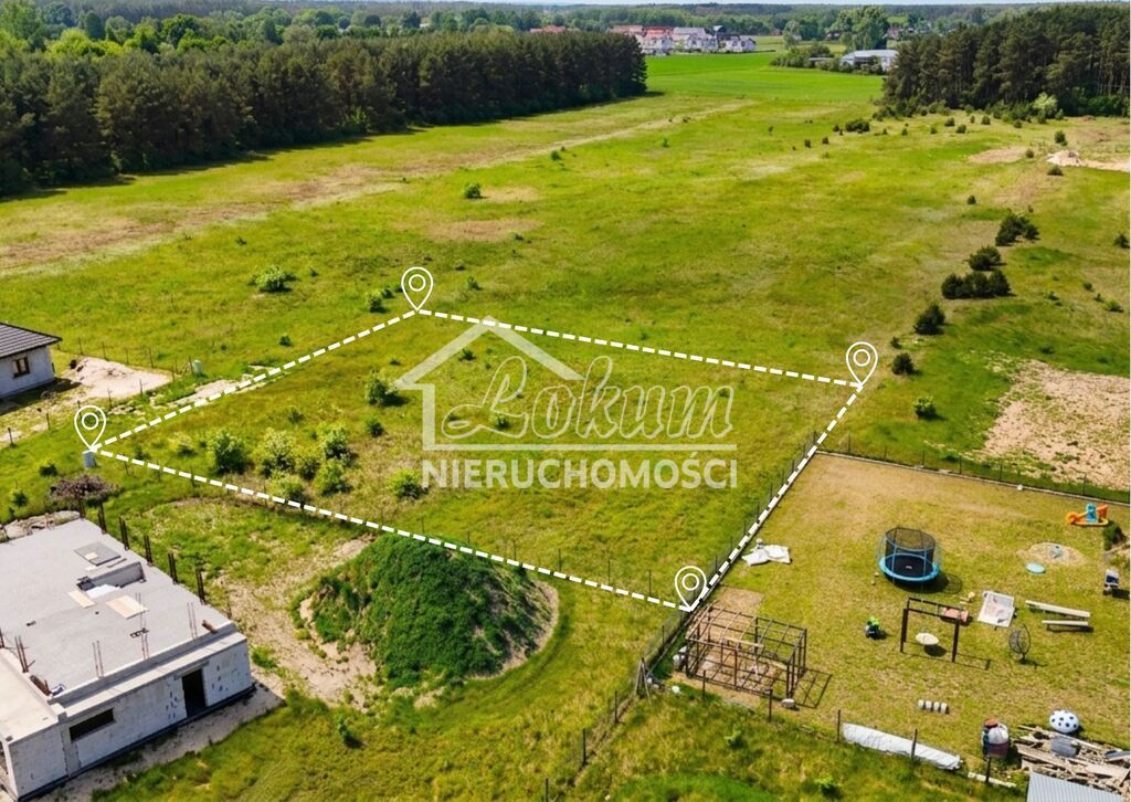 Działka budowlana 1506 m², Białuń, Jarzębinowa - zdjęcie 1