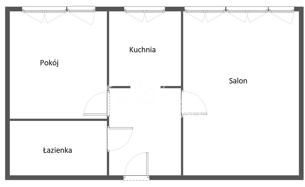 Mieszkanie 47,45&nbsp;m², Szczecin - zdjęcie 3