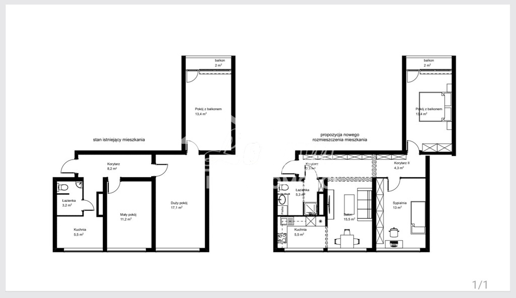 Mieszkanie 61,98&nbsp;m², Szczecin - zdjęcie 5