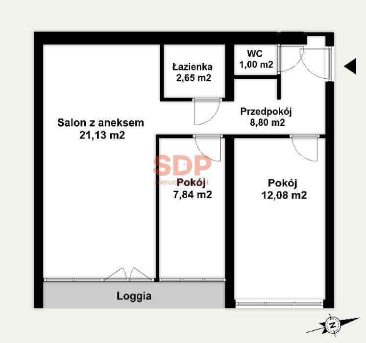 Mieszkanie 53 m², Wrocław, Krzyki, Drukarska - zdjęcie 7