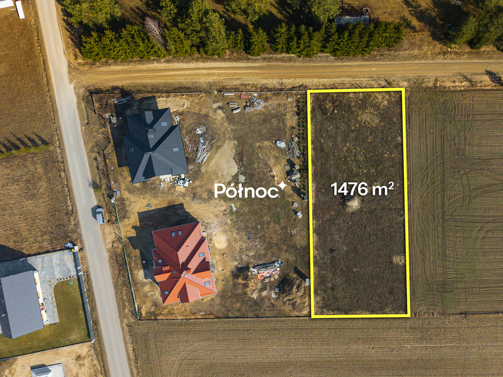 Działka budowlana 1476&nbsp;m², Nowy Cydzyn - zdjęcie 2