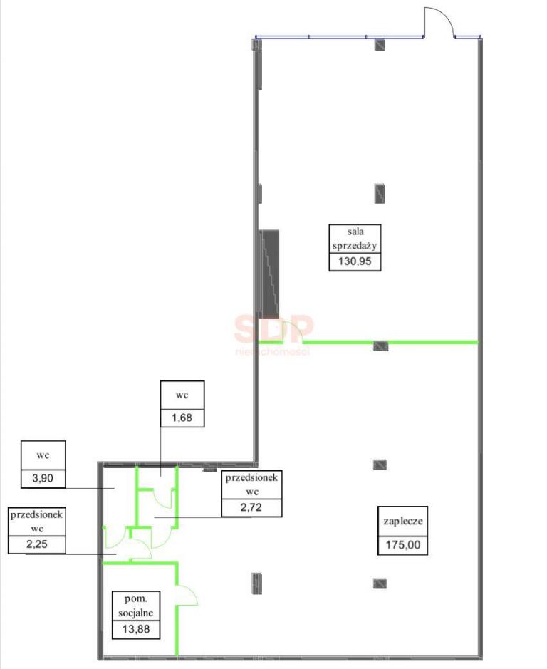 Lokal usługowy do wynajęcia, 330 m², Wrocław, Fabryczna, Legnicka - zdjęcie 9