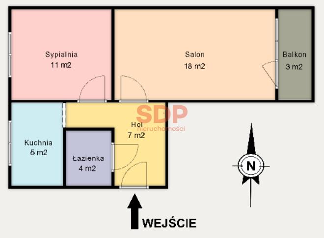 Mieszkanie 45&nbsp;m², Łódź, Bałuty, Łagiewnicka - zdjęcie 10