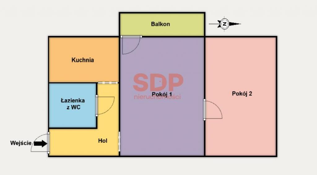 Mieszkanie 37&nbsp;m², Łódź, Bałuty, Traktorowa - zdjęcie 6