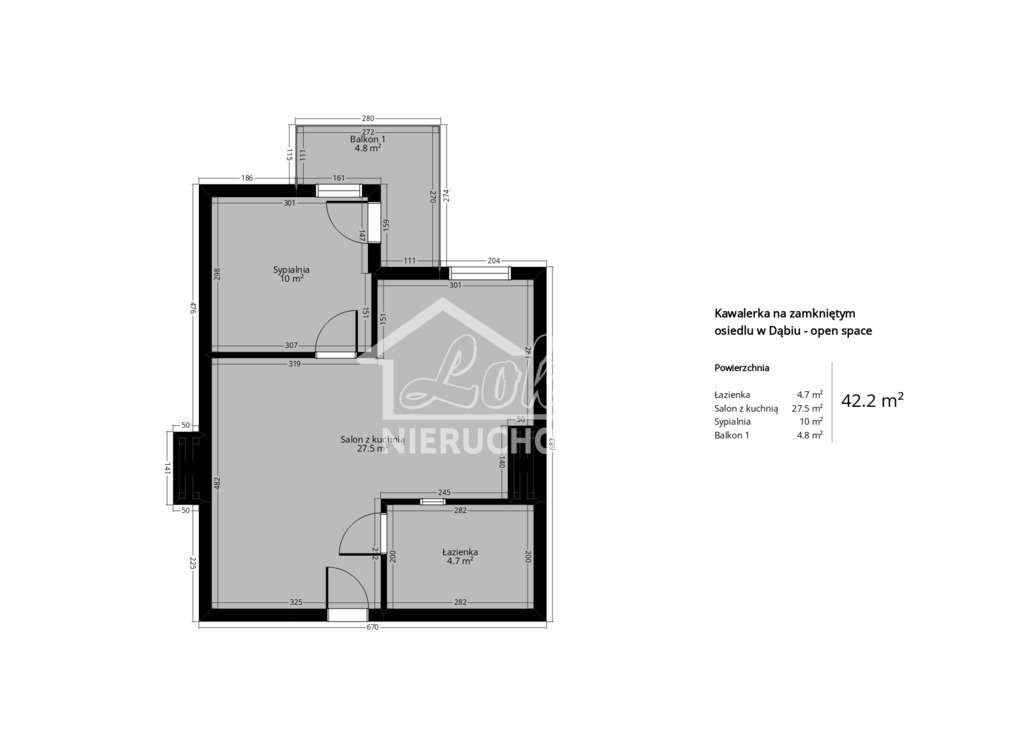 Mieszkanie 42,2&nbsp;m², Szczecin - zdjęcie 19