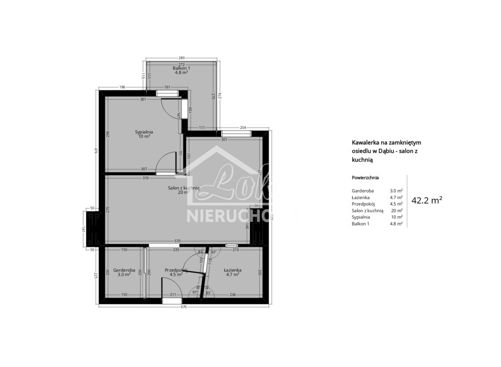 Mieszkanie 42,2&nbsp;m², Szczecin - zdjęcie 18