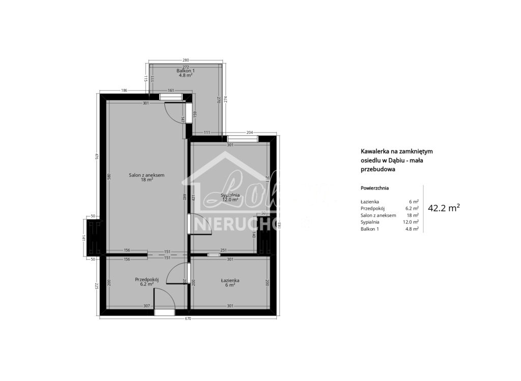Mieszkanie 42,2&nbsp;m², Szczecin - zdjęcie 17