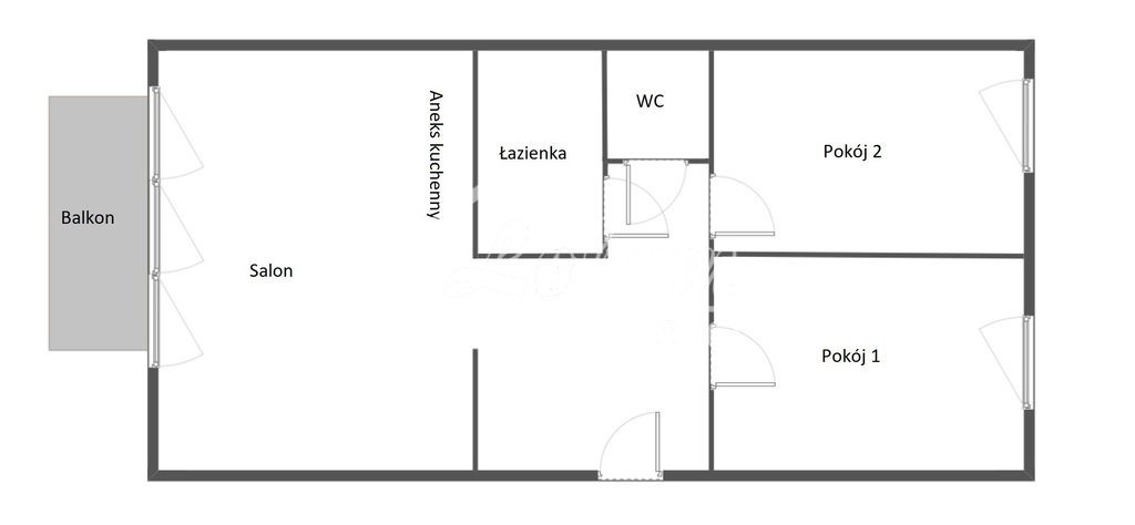 Mieszkanie 49,85 m², Szczecin - zdjęcie 3