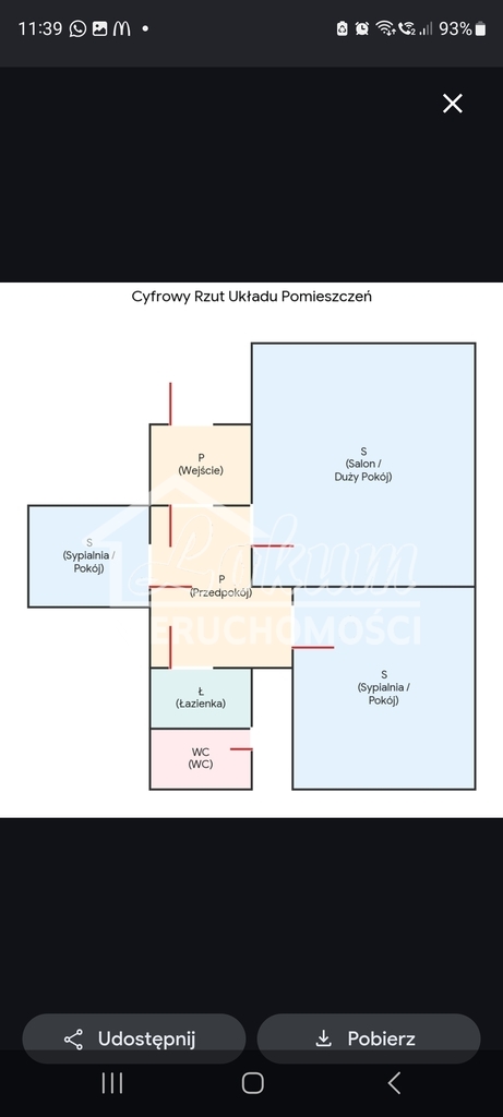 Mieszkanie 75,73&nbsp;m², Szczecin, Słoneczne, Turkusowa - zdjęcie 16