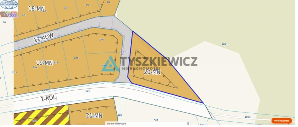 Duża działka budowlana przy lesie z MPZP Przywidz - zdjęcie 10