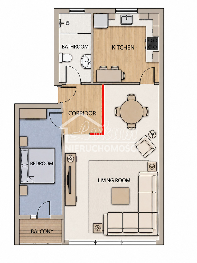Mieszkanie 48&nbsp;m², Szczecin, Śródmieście, Herbowa - zdjęcie 10
