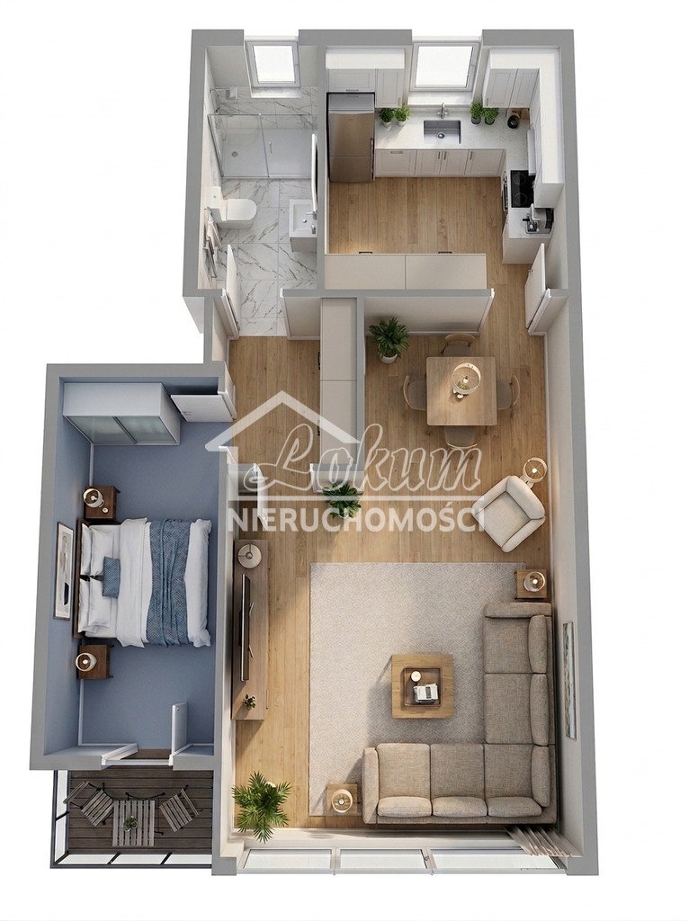 Mieszkanie 48&nbsp;m², Szczecin, Śródmieście, Herbowa - zdjęcie 11